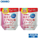 安値に挑戦 1個あたり1,450円 オリヒロ 低分子ヒアルロン酸コラーゲン 180g 2個 orihiro コラーゲン サプリ セラミド ヒアルロン酸 低分子ヒアルロン酸 ダイエット 最安値