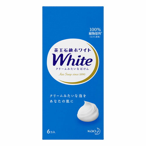 花王 ホワイト石鹸 ホワイトフローラルの香り 1パック(6個入)
